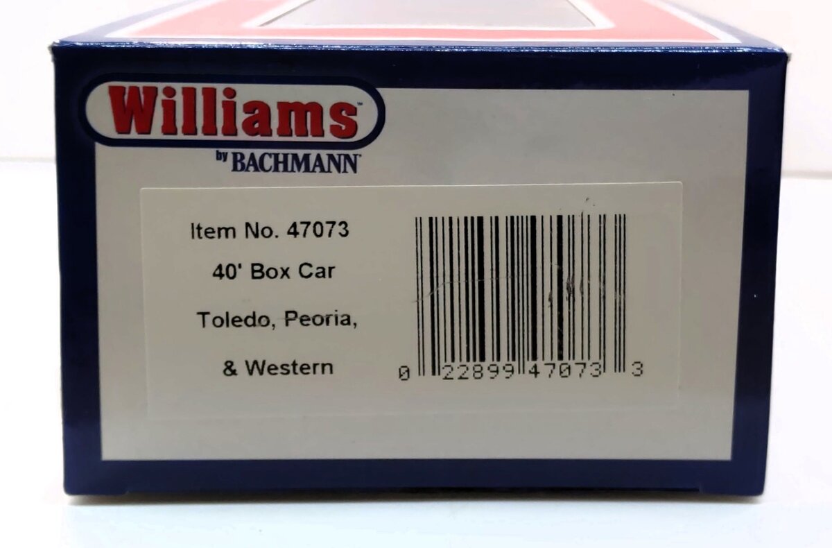 Williams 47073 WM 40' Box Toledo/Peoria & Western O