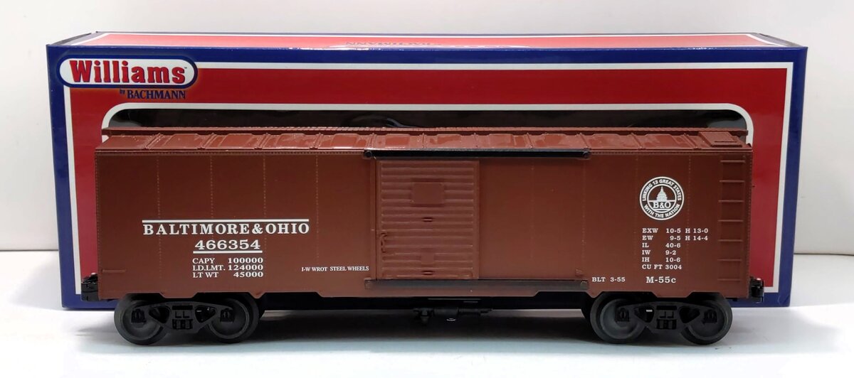 Williams 47068 O B&O Capital Dome 40' Boxcar