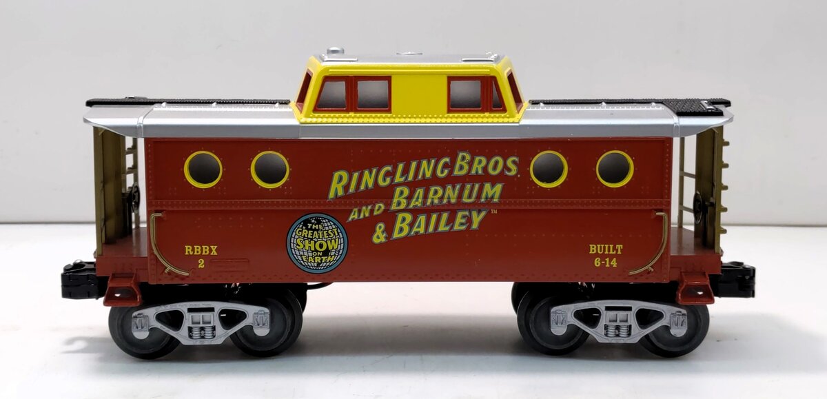 Williams 47756 O Ringling Bros. and Barnum & Bailey N5C Porthole 3-Rail Caboose