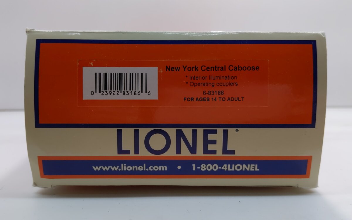 Lionel 6-83186 O New York Central Caboose