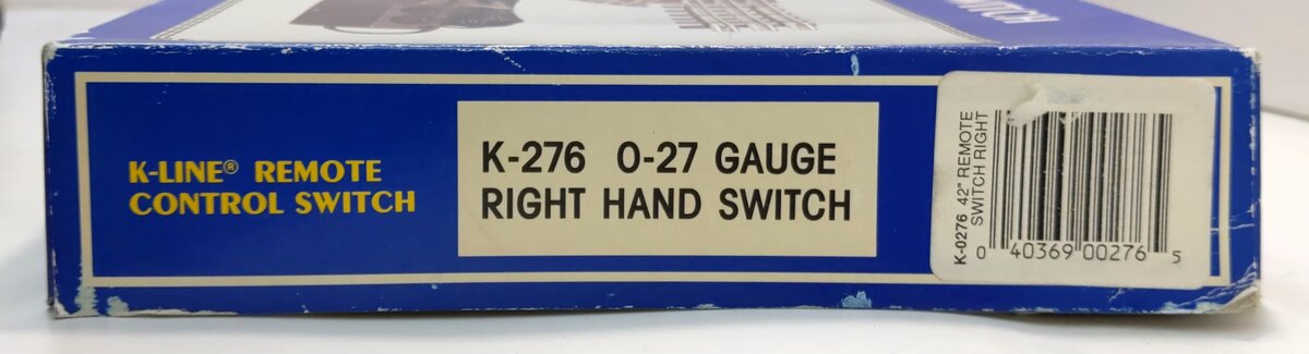 K-Line K-0276 O-27 Gauge 42