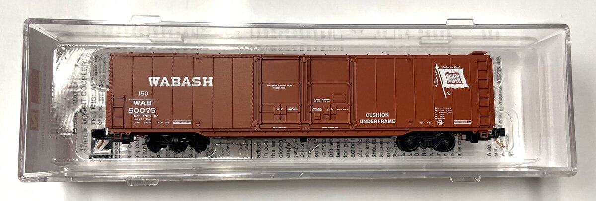 Micro-Trains 12200010 N Wabash 60' Double Plug Door Boxcar #50076