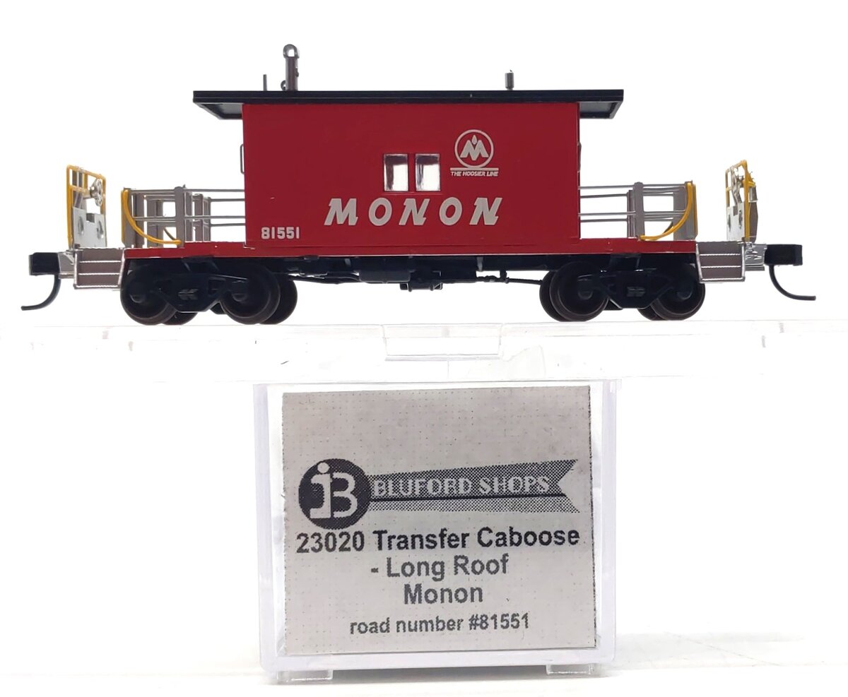 Bluford Shops 23020 N Monon Steel Transfer Caboose w/Long Roof #81551