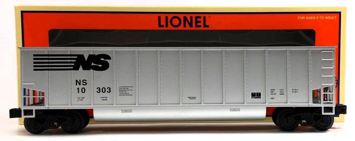 Lionel 6-17463 O Gauge Norfolk Southern Bathtub Gondola #10303