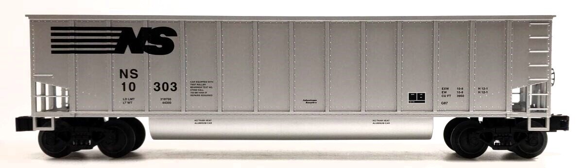 Lionel 6-17463 O Gauge Norfolk Southern Bathtub Gondola #10303