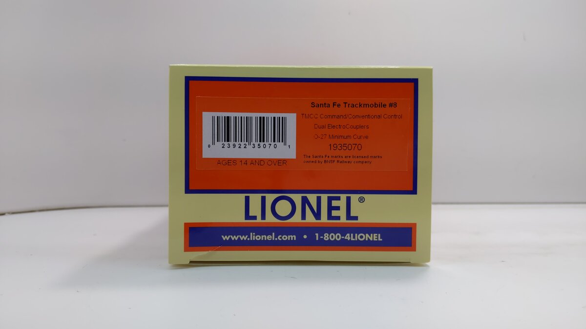 Lionel 1935070 O Santa Fe Trackmobile