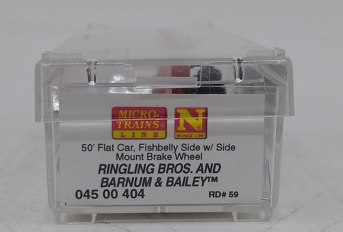 Micro-Trains 04500404 N Scale RBBX 50' Fishbelly Side Flatcar #RB59