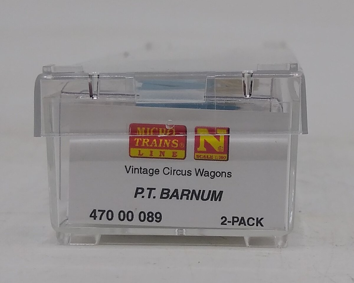 Micro-Trains 47000089 N P.T. Barnum Vintage Circus Wagon (Set of 2)