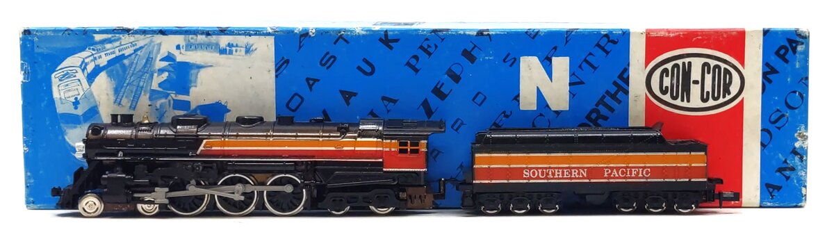 Con-Cor 0001-003004 N Scale Southern Pacific 4-6-4 Steam Locomotive & Tender