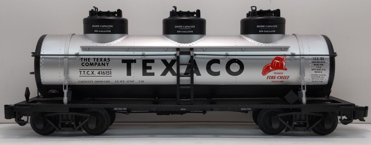 Aristo-Craft 41615 G Scale Texaco Triple Dome Tank Car