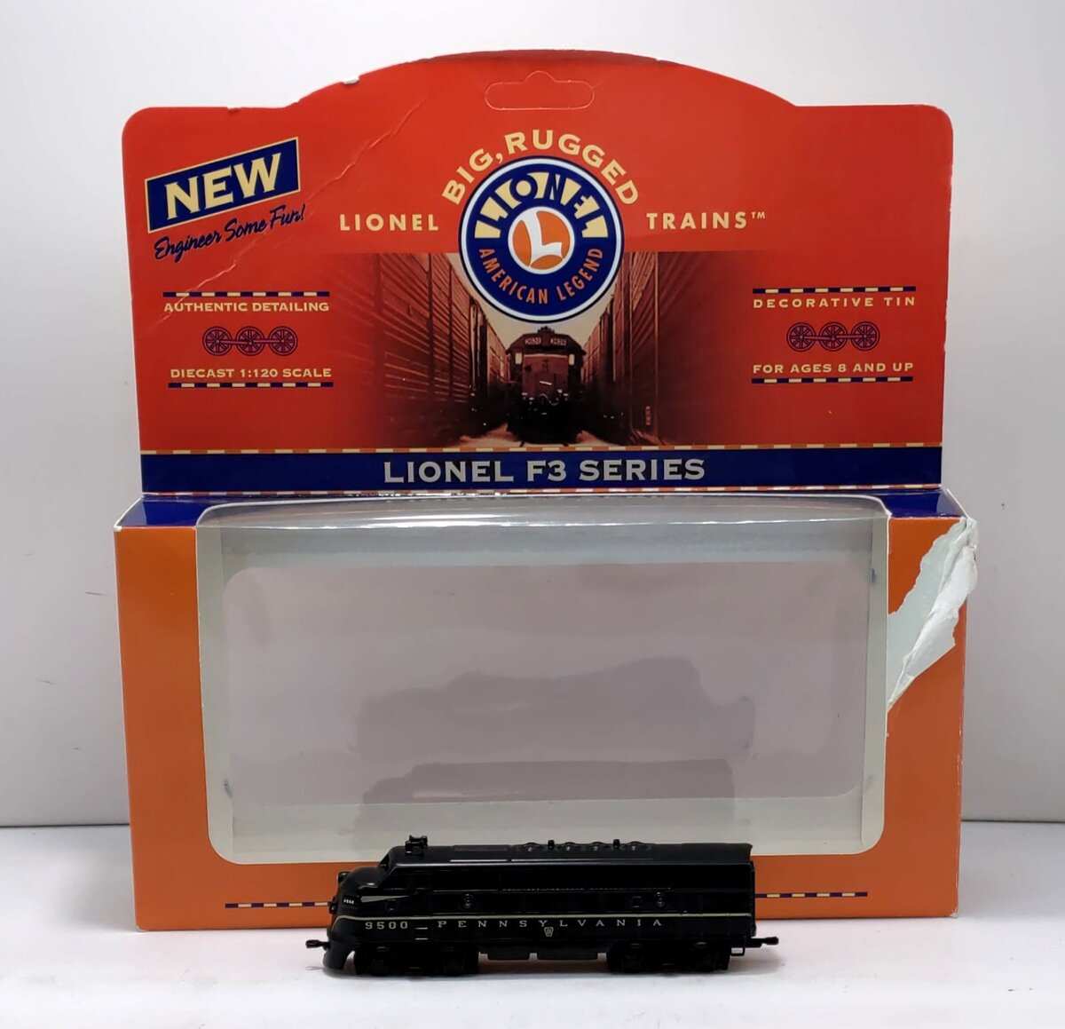 Lionel 91004 1:120 Scale Diecast Pennsylvania F3 Model Diesel Locomotive