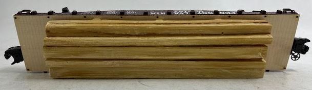 Lionel 6-82854 O Pennsylvania Railroad 40' Flatcar with Lumber Load #925187