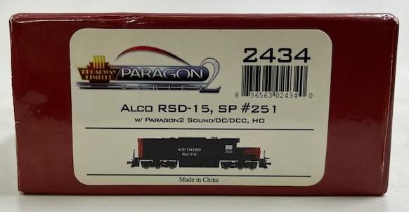 Broadway Limited 2434 HO Southern Pacific Alco RSD15 Low Nose Diesel #251 w DCC