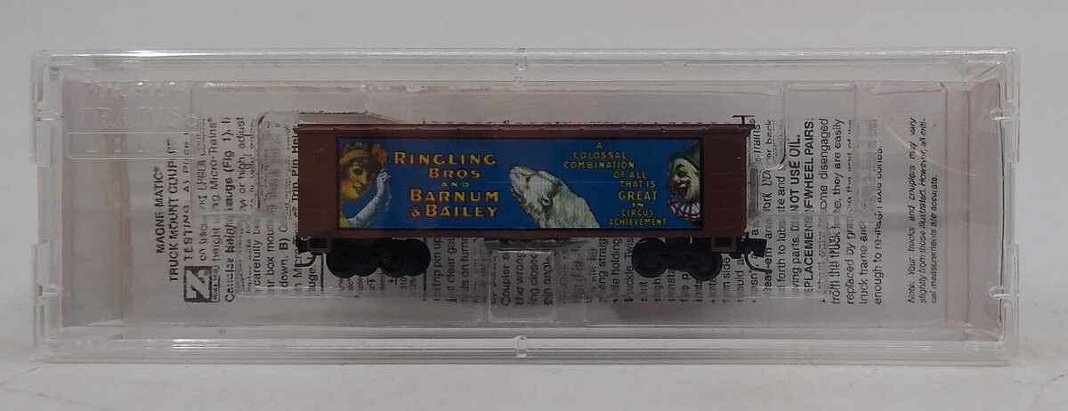 Micro-Trains 51500608 Z Ringling Bros 40' Double Sheathed Wood Box Car #8