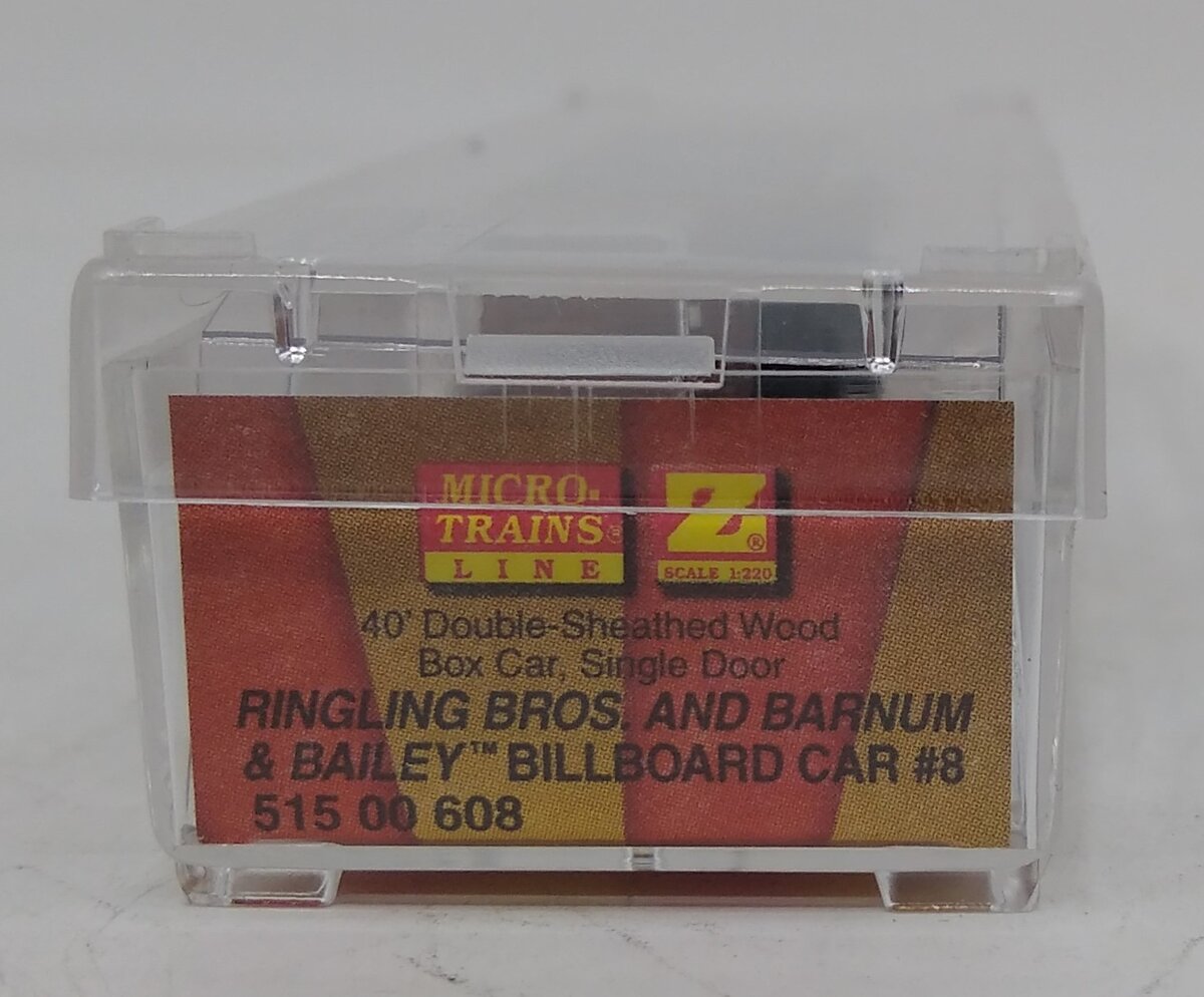Micro-Trains 51500608 Z Ringling Bros 40' Double Sheathed Wood Box Car #8