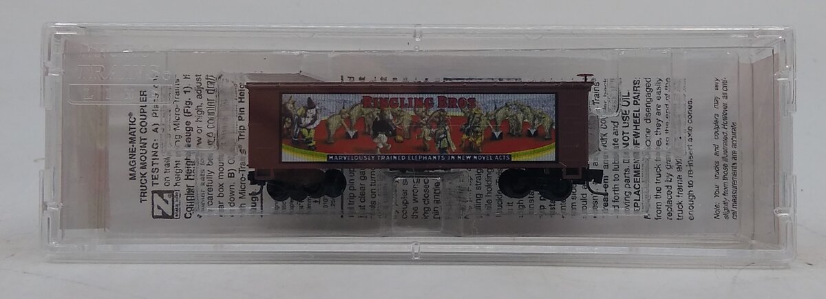 Micro-Trains 51500611 Z Ringling Bros 40' Double Sheathed Wood Box Car #11