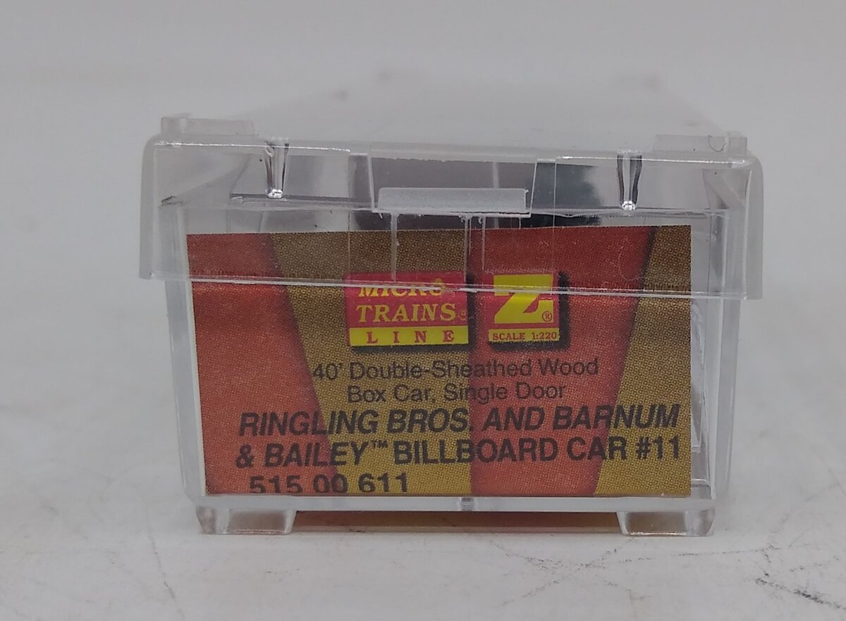 Micro-Trains 51500611 Z Ringling Bros 40' Double Sheathed Wood Box Car #11