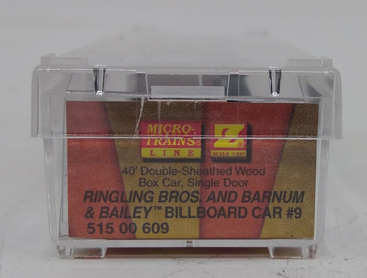 Micro-Trains 51500609 Z Ringling Bros 40' Double Sheathed Wood Box Car #9