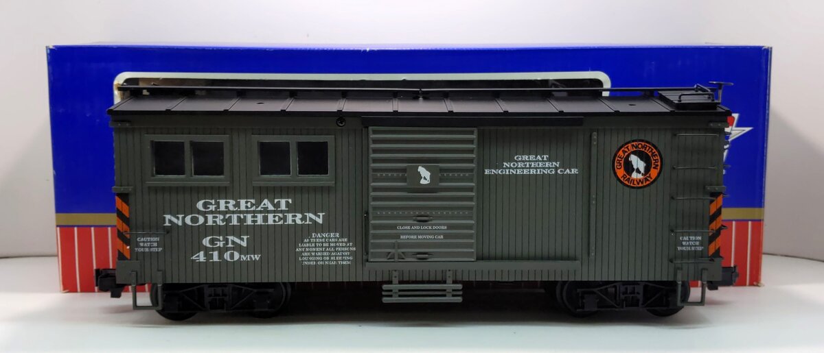 USA Trains R18591 G Great Northern Drak Green Engineering Car #410