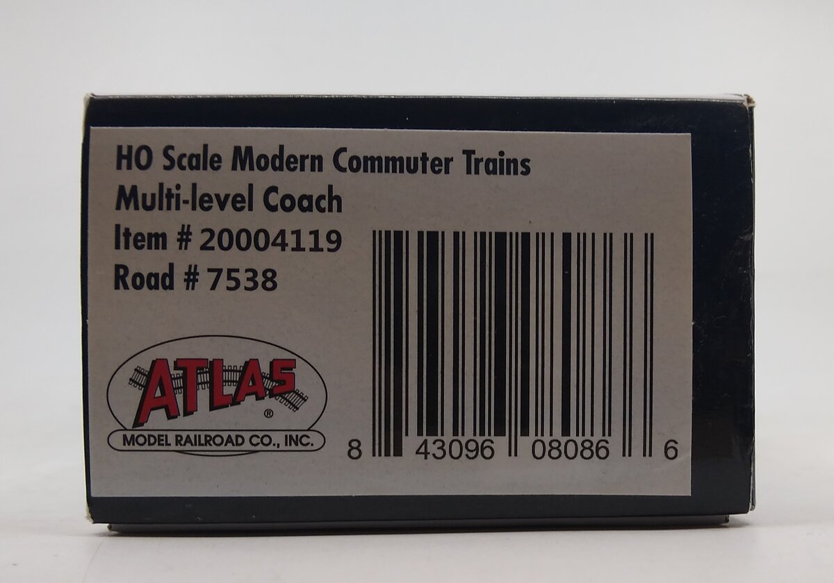 Atlas 20004814 HO NJ Transit Multi-level Trailer #7529