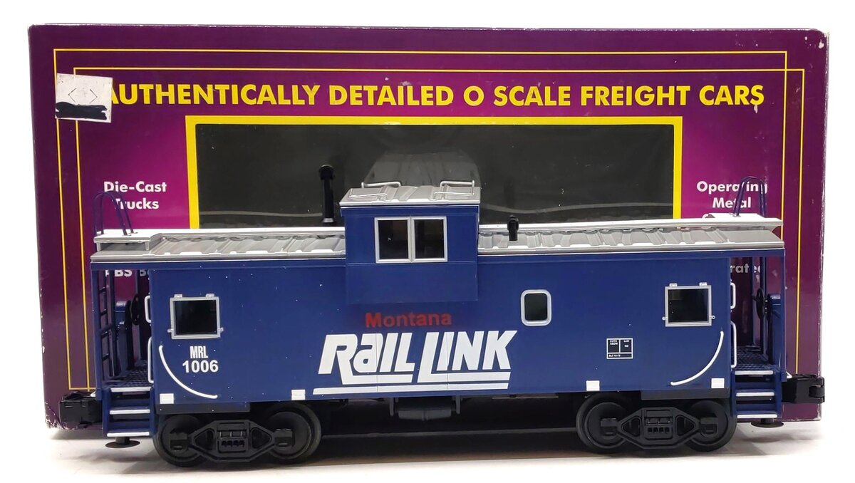 MTH 20-91249 Montana Rail Link Extended Vision Caboose