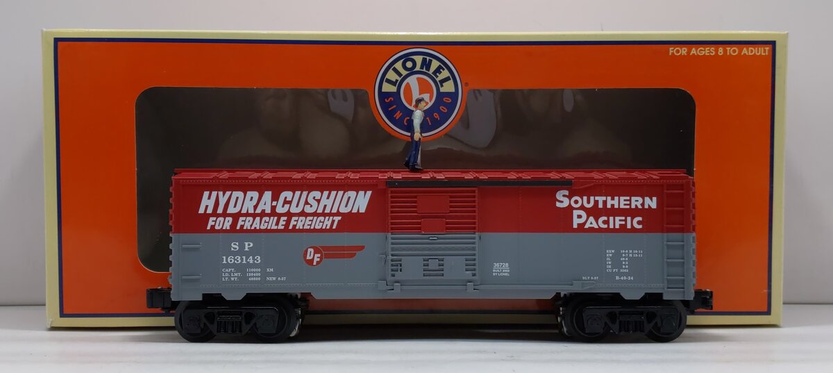 Lionel 6-36728 O Gauge Southern Pacific Walking Brakeman Car #163143