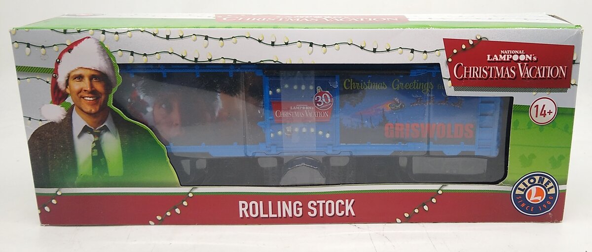 Lionel 2028410 O Christmas Vacation 30th Anniversary Lighted Boxcar