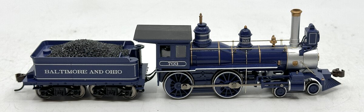 Bachmann 52703 HO B&O 4-4-0 Steam Loco w/Wood Tender Load w/Sound & DCC