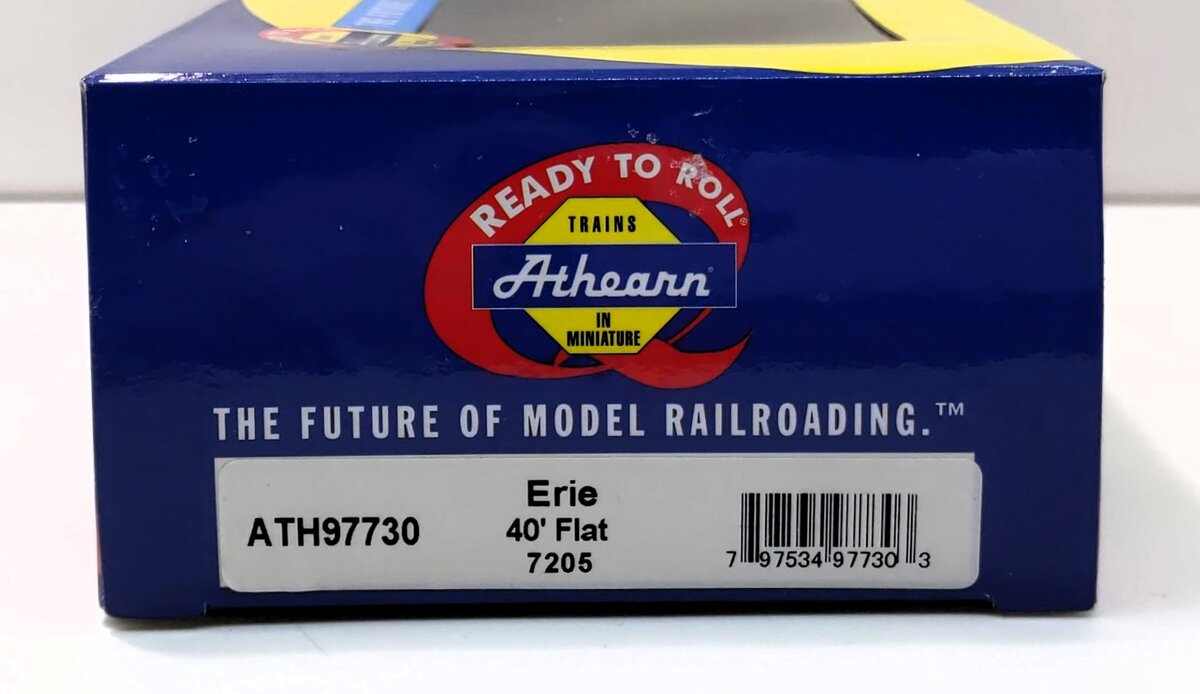 Athearn 97730 HO Erie 40' Flat Car #7205