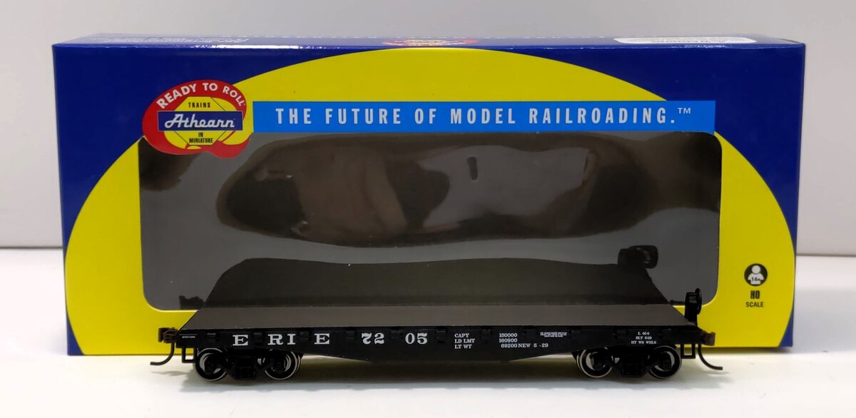 Athearn 97730 HO Erie 40' Flat Car #7205