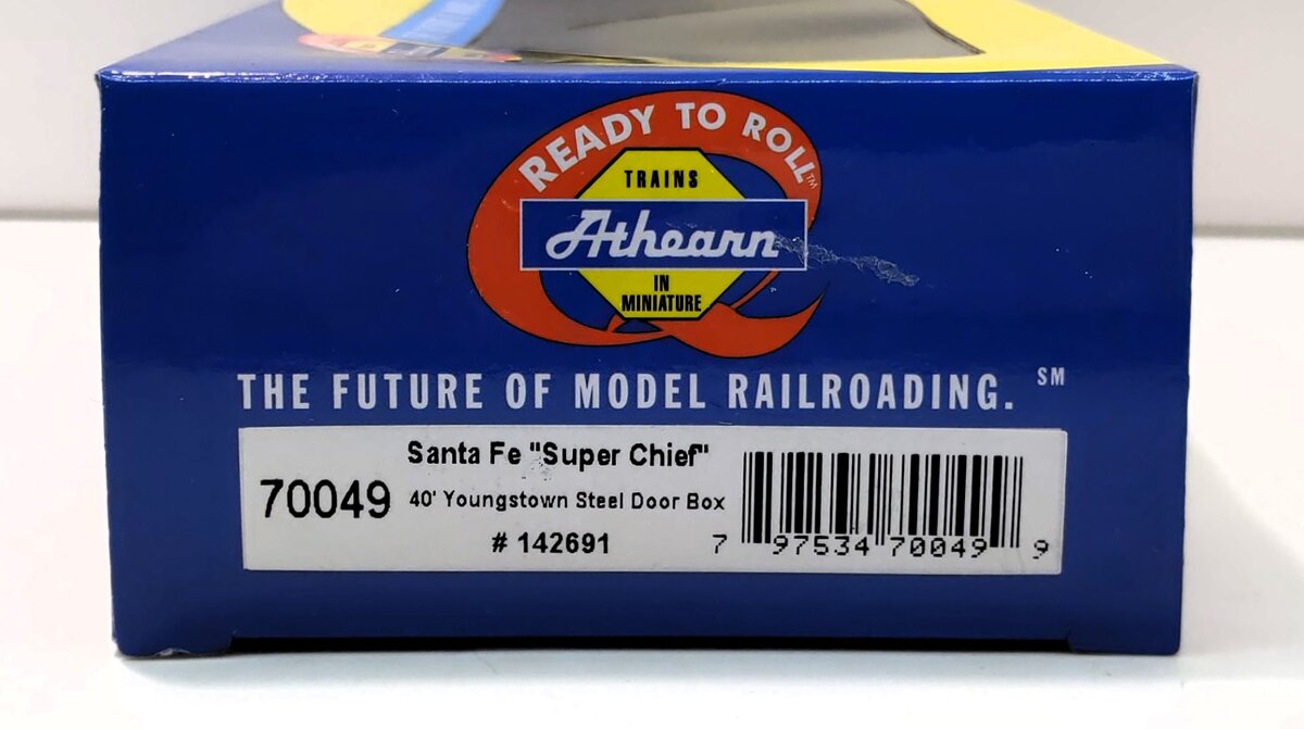 Athearn 70049 HO Santa Fe Super Chief 40' Steel Box Car #142691