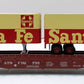 Athearn 96351 HO Santa Fe 50' Flat Car w/2- 25' Trailers #92755