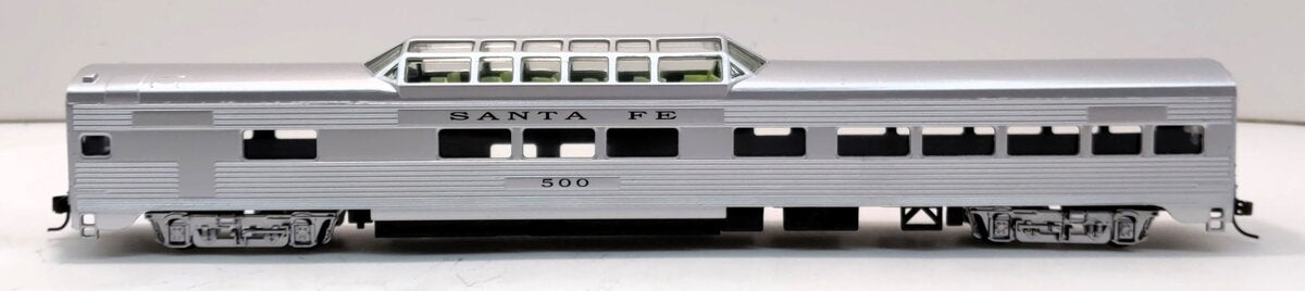 IHC 47787 HO Santa Fe Corrugated Side PS Vista Dome Car #500