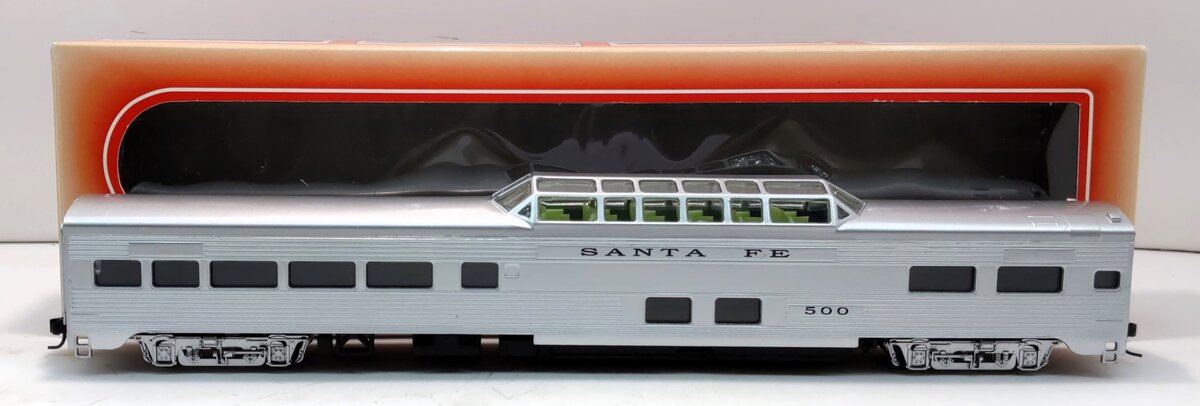 IHC 47787 HO Santa Fe Corrugated Side PS Vista Dome Car #500