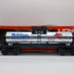 Lionel 6-9156 O Gauge Mobilgas Plated Single Dome Tank Car
