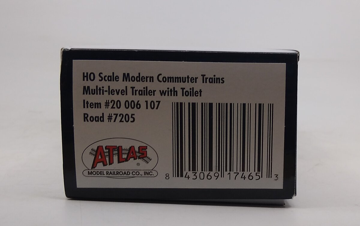 Atlas 20006107 Ho MCT-Trailer NJT 7205 W/toilet