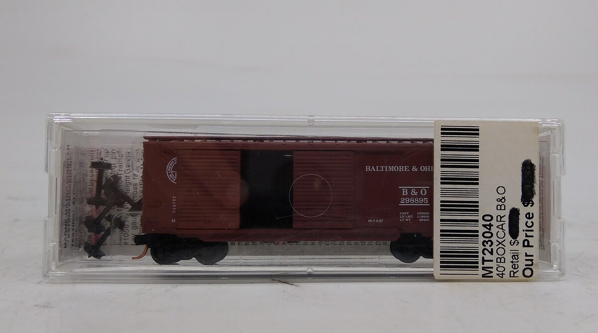 Micro-Trains 02300040 N B&O 40' Standard Boxcar w/ Double Doors #298895
