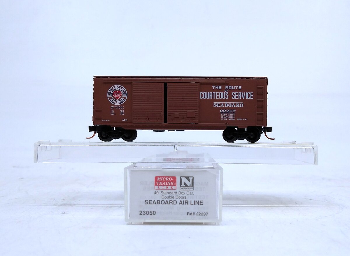 Micro-Trains 02300050 N SAL 40' Standard Double Door Steel Boxcar #22297