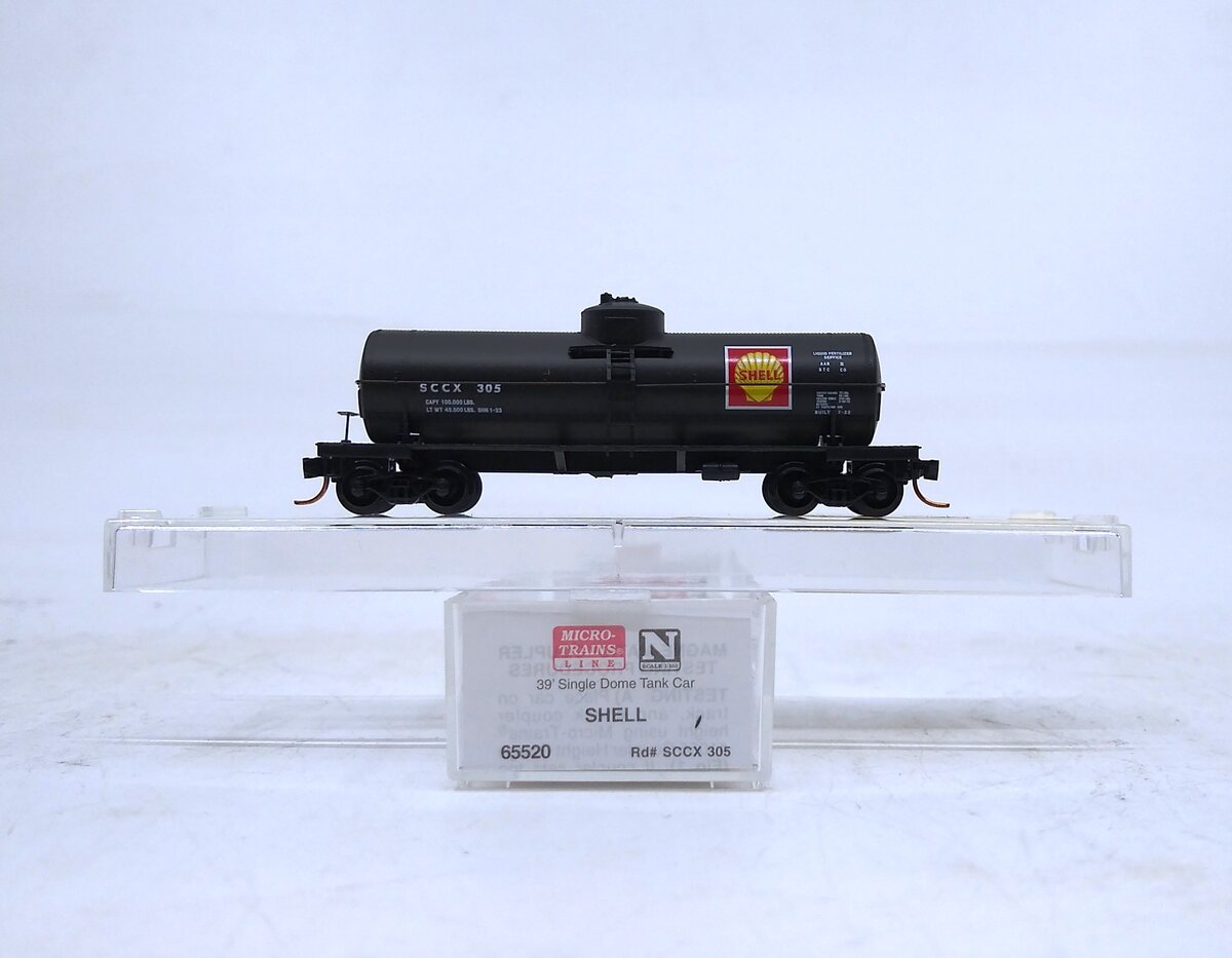 Micro-Trains 06500520 N Scale Shell 39' Single Dome Tank Car #305