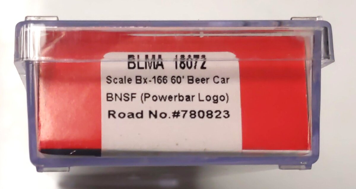 BLMA Models 18072 N Burlington Northern Santa Fe 60' Beer Car Bx-166 #780823