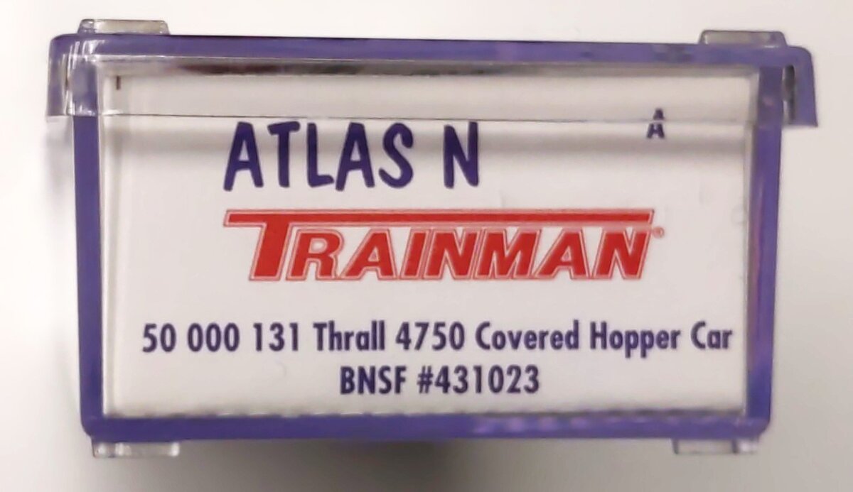 Atlas 50000131A N Scale BNSF 4750 Covered Hopper #431023