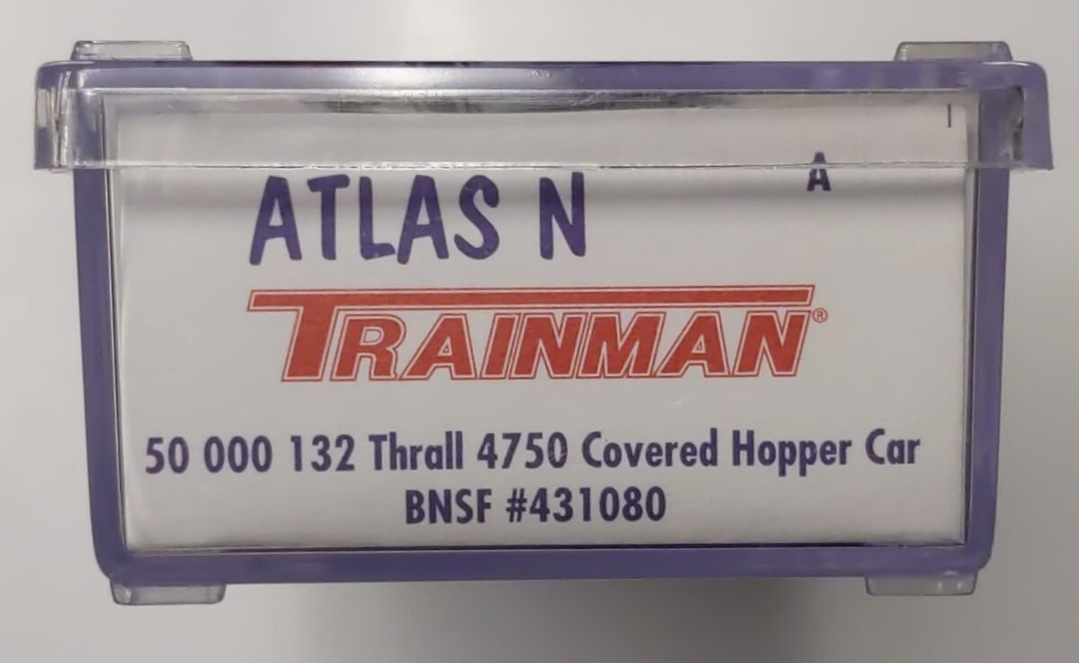 Atlas 50000132A N Scale BNSF 4750 Covered Hopper #431080