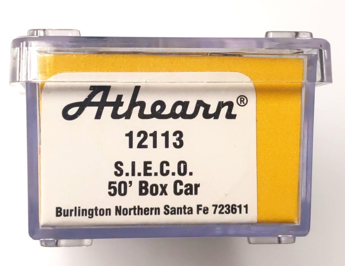 Athearn 12113 N Burlington Northern Santa Fe 50' SIECO Boxcar #723611