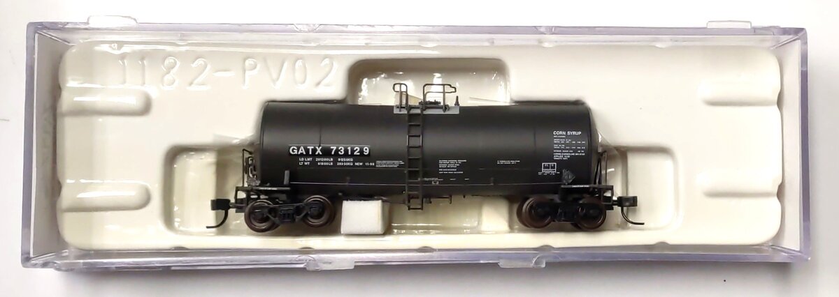 Atlas 40372 N Scale Corn Syrup GATX 17,600 Gallon Tank #73129