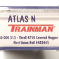 Atlas 50000513 N Trainman Thrall 4750 Cov Hopper, RUSX #483445