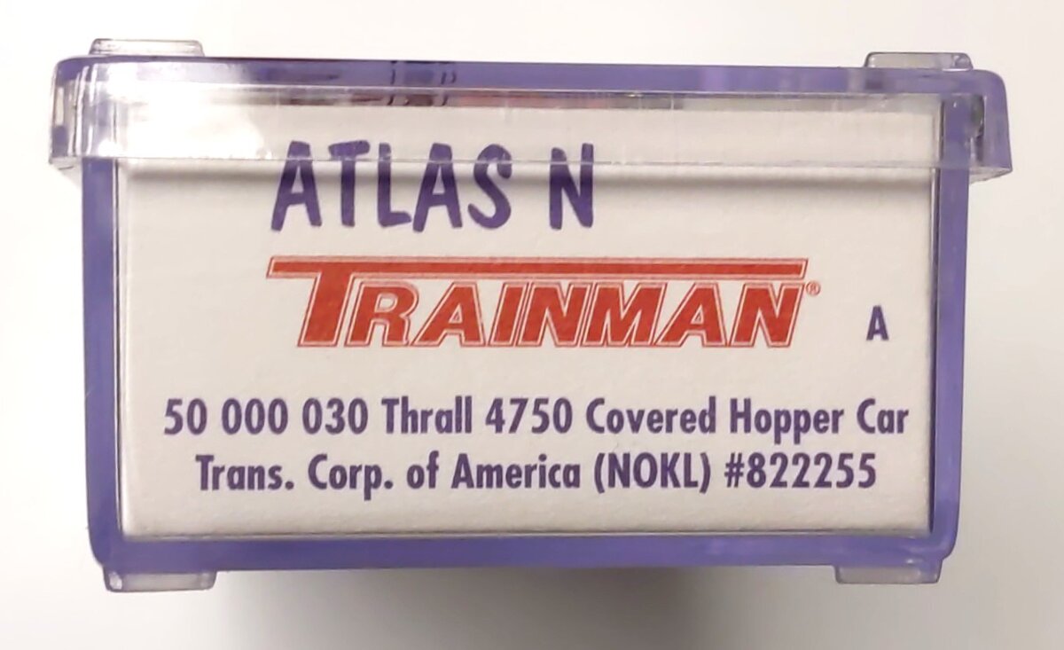 Atlas 50000030A N Scale NOKL Covered Hopper #822255