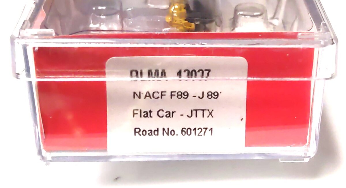 BLMA Models N Scale JTTX ACF F89-J 89' Flatcar #601271