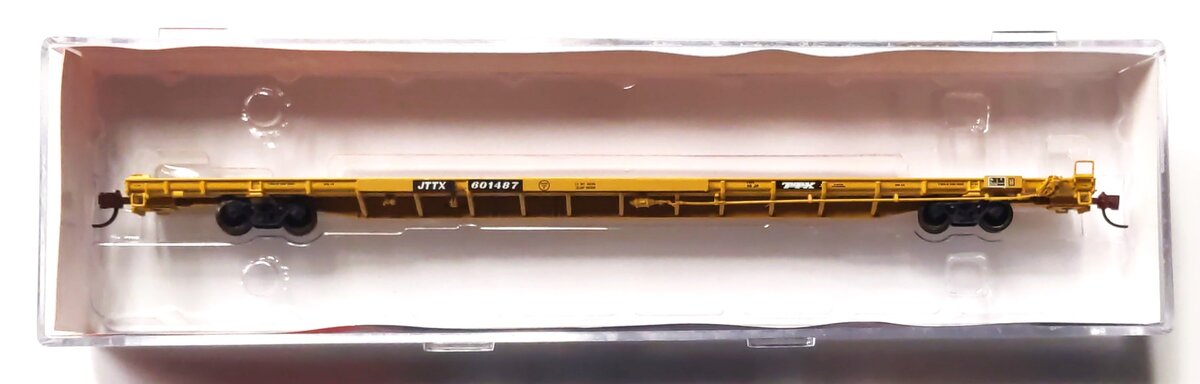 BLMA Models N Scale JTTX ACF F89-J 89' Flatcar #601487