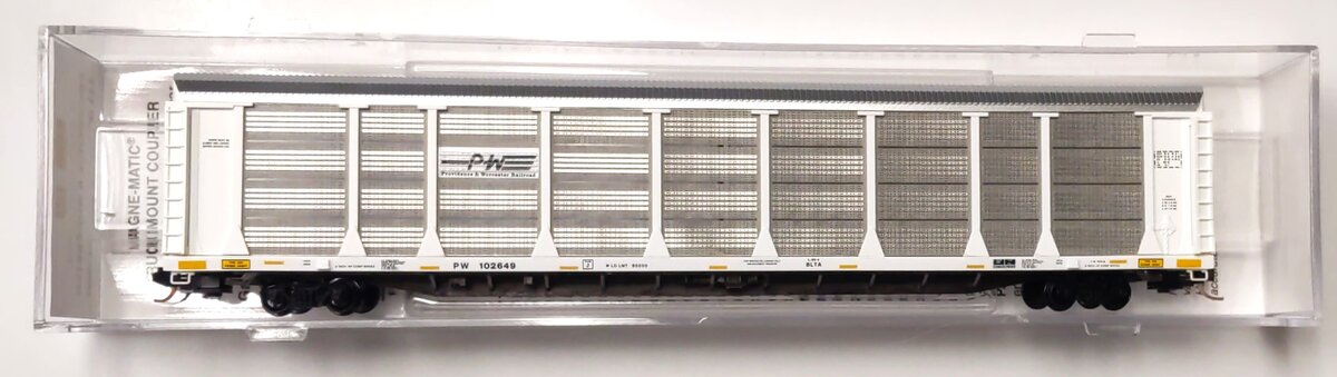 Micro-Trains 11100170 N PW 89' Tri-Level Closed Auto Rack #102649