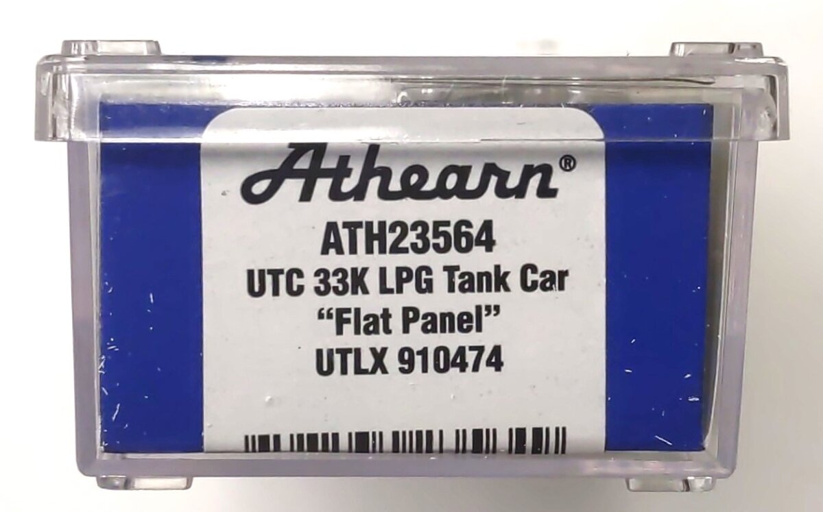 Athearn 23564 N UTLX 33,900-Gallon LPG Tank with Flat Panel #910474